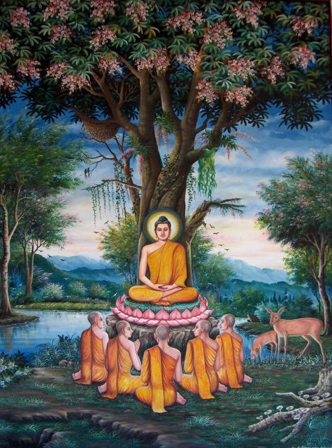 475x640 Miracles Of Gautama Buddha - Baby Buddha Painting