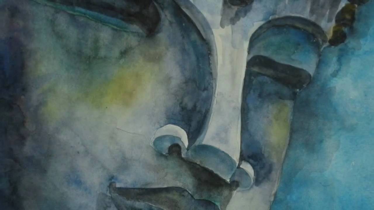 1280x720 The Most Beautiful Inspiring Faces Of The Buddha Hd 720p Cosmic - Baby Buddha Painting