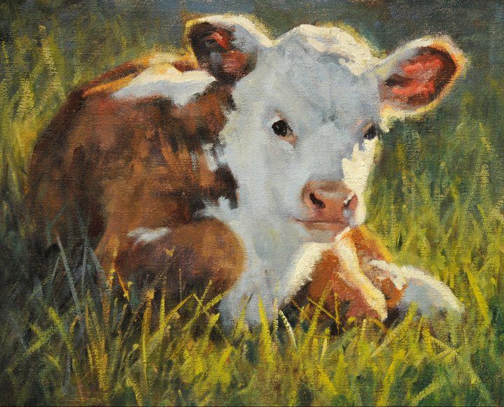 Baby Cow Painting