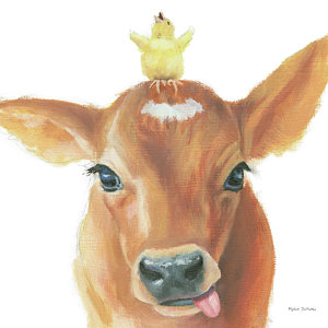 300x300 Baby Cow Paintings Fine Art America - Baby Cow Painting