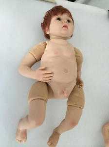 224x300 Soft Vinyl Boy Painted Belly For 20 Baby Doll Reborn Bebe Doll - Baby Doll Painting
