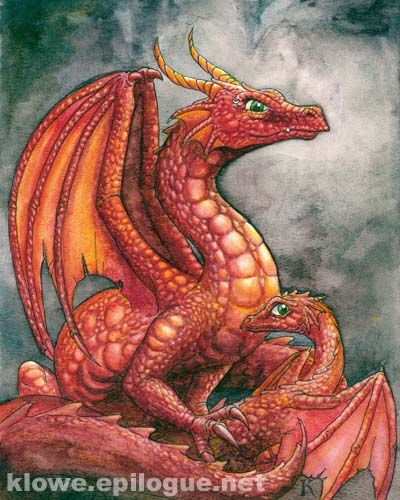 400x500 I Need A Better Title For This One. It Began As A Simple Excercise - Baby Dragon Painting