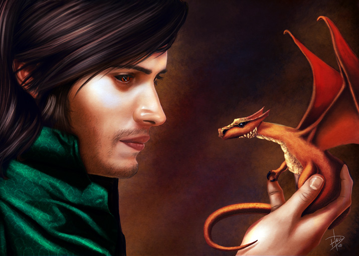 716x511 Eddidit - Baby Dragon Painting