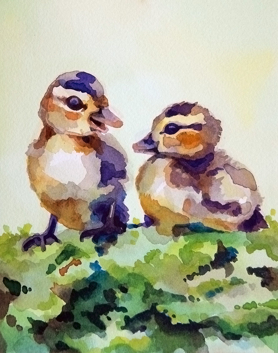 946x1200 Baby Ducks Deviche Designs - Baby Duck Painting