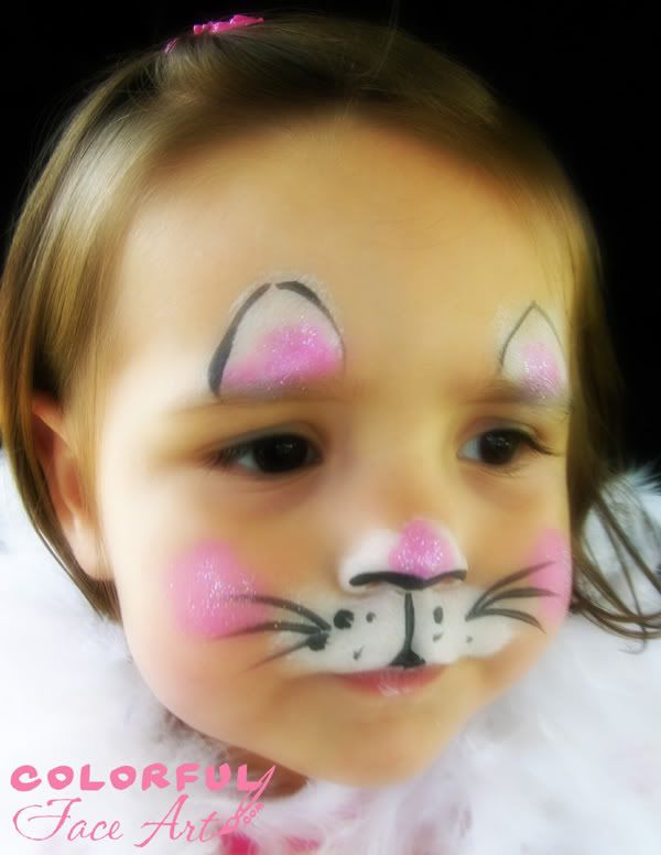 600x776 Face Paint Just Nose And Mouth Cats Face, Summer - Baby Face Painting