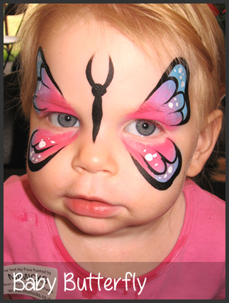 323x428 Mimicks Face Painting - Baby Face Painting