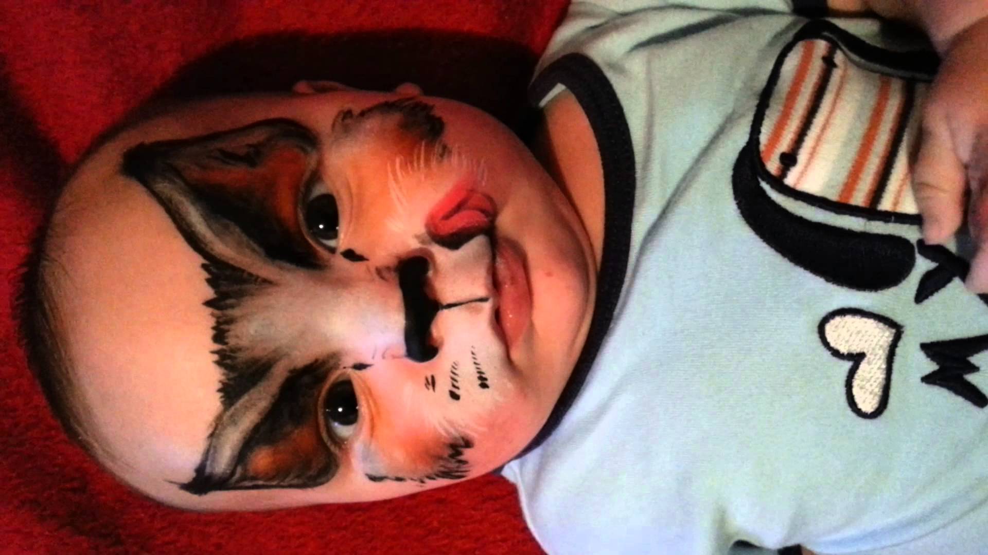 1920x1080 Baby Boy Face Painted - Baby Face Painting