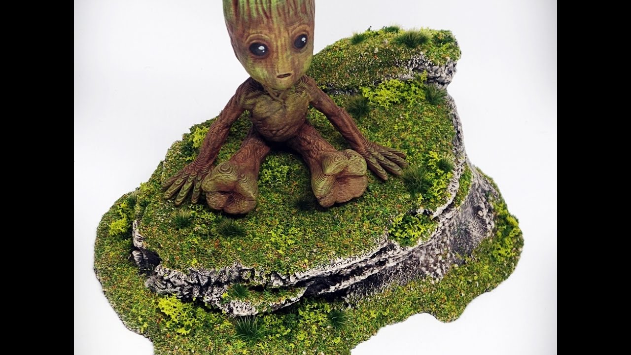 1280x720 Baby Groot Painting Tutorial - Baby Groot Painting