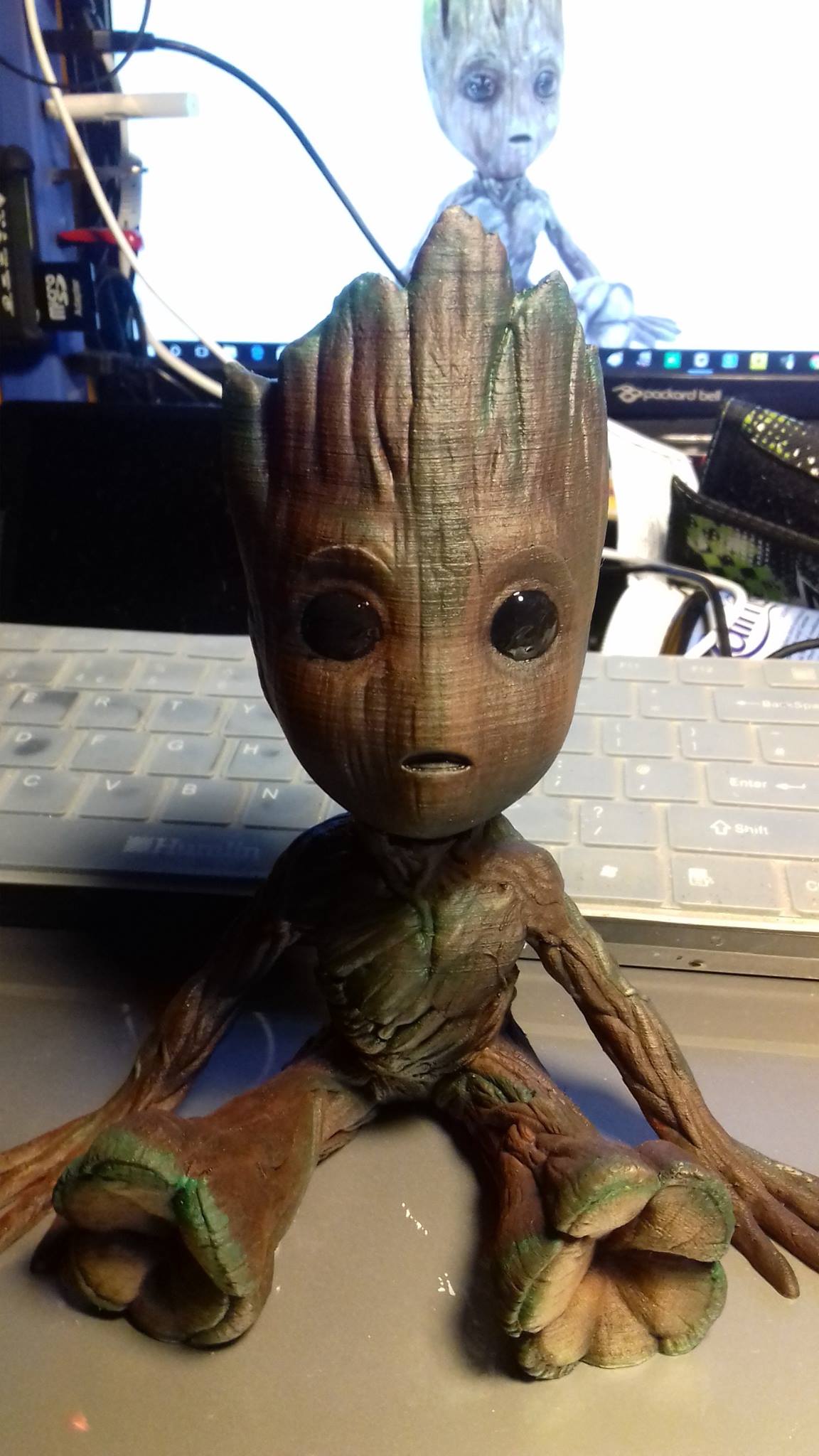 1152x2048 Model Of The Week Baby Groot [I Am Baby Groot!] Cadalyst - Baby Groot Painting