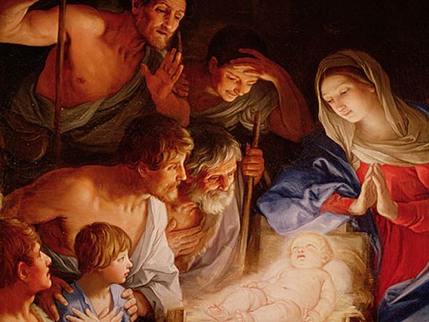 615x462 Oh Where Is The Manger What Happened To The Christmas Relics - Baby Jesus In A Manger Painting