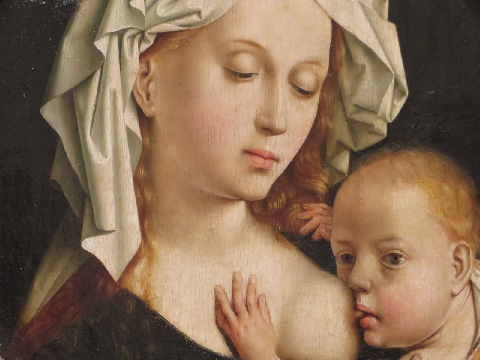 1600x1200 Hug Your Baby Italy Hug Your Baby And Renaissance Paintings - Baby Jesus Painting