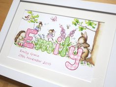 236x177 Baby Name Painting - Baby Name Painting