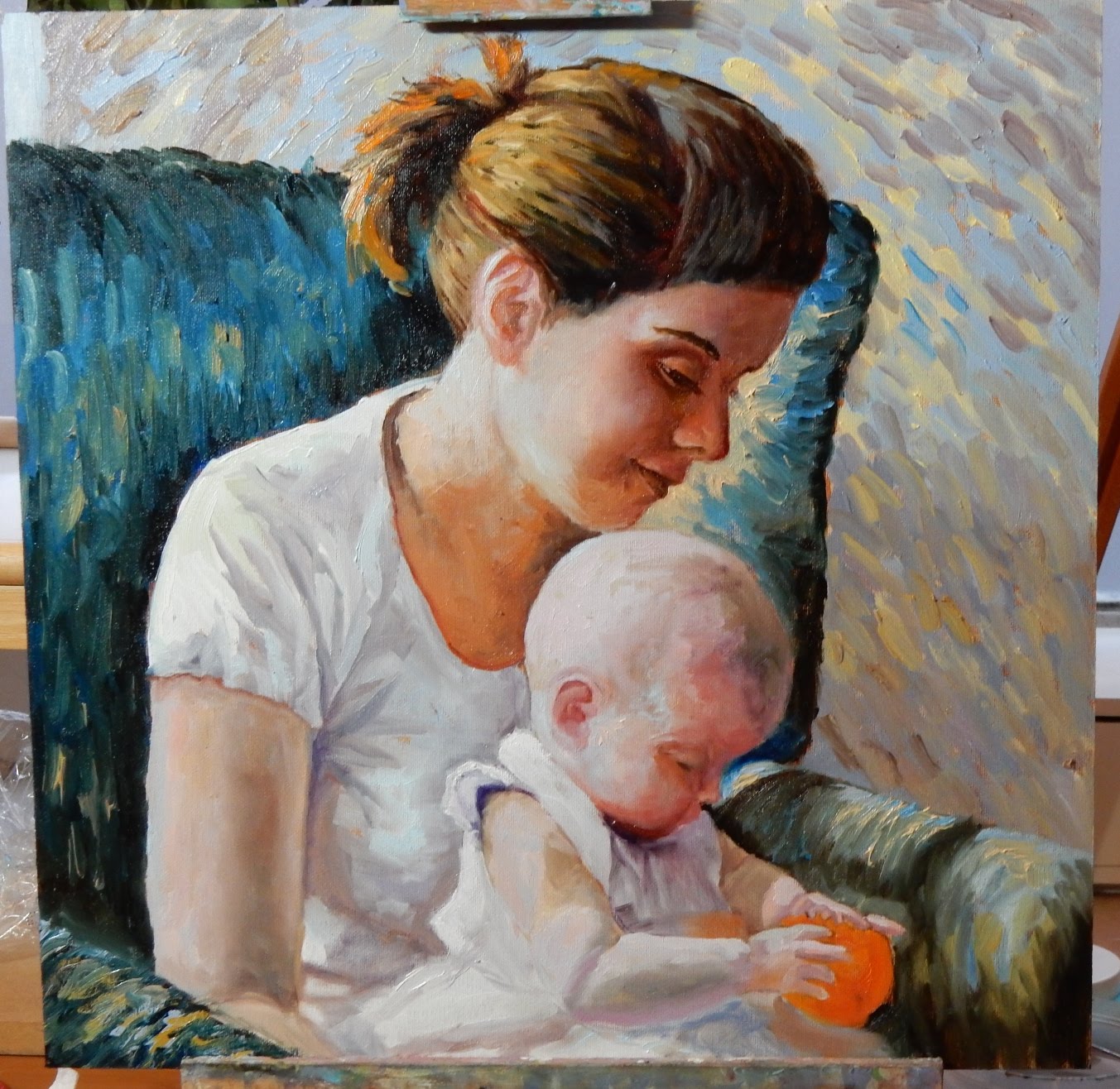 Младенец картина. Мать с ребенком живопись. Материнство в современной живописи. Образ матери. Современная живопись мать и дитя.