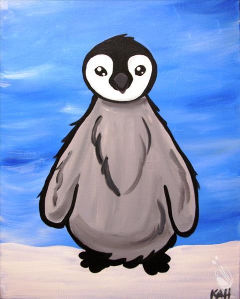 482x600 Baby Penguin Painting Party Gloucester County Nj 08028 - Baby Penguin Painting