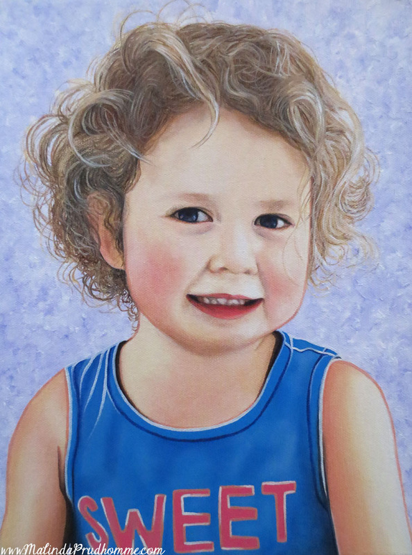 594x800 Toronto Baby Portraits Malinda Prudhomme Portrait Paintings - Baby Portrait Painting