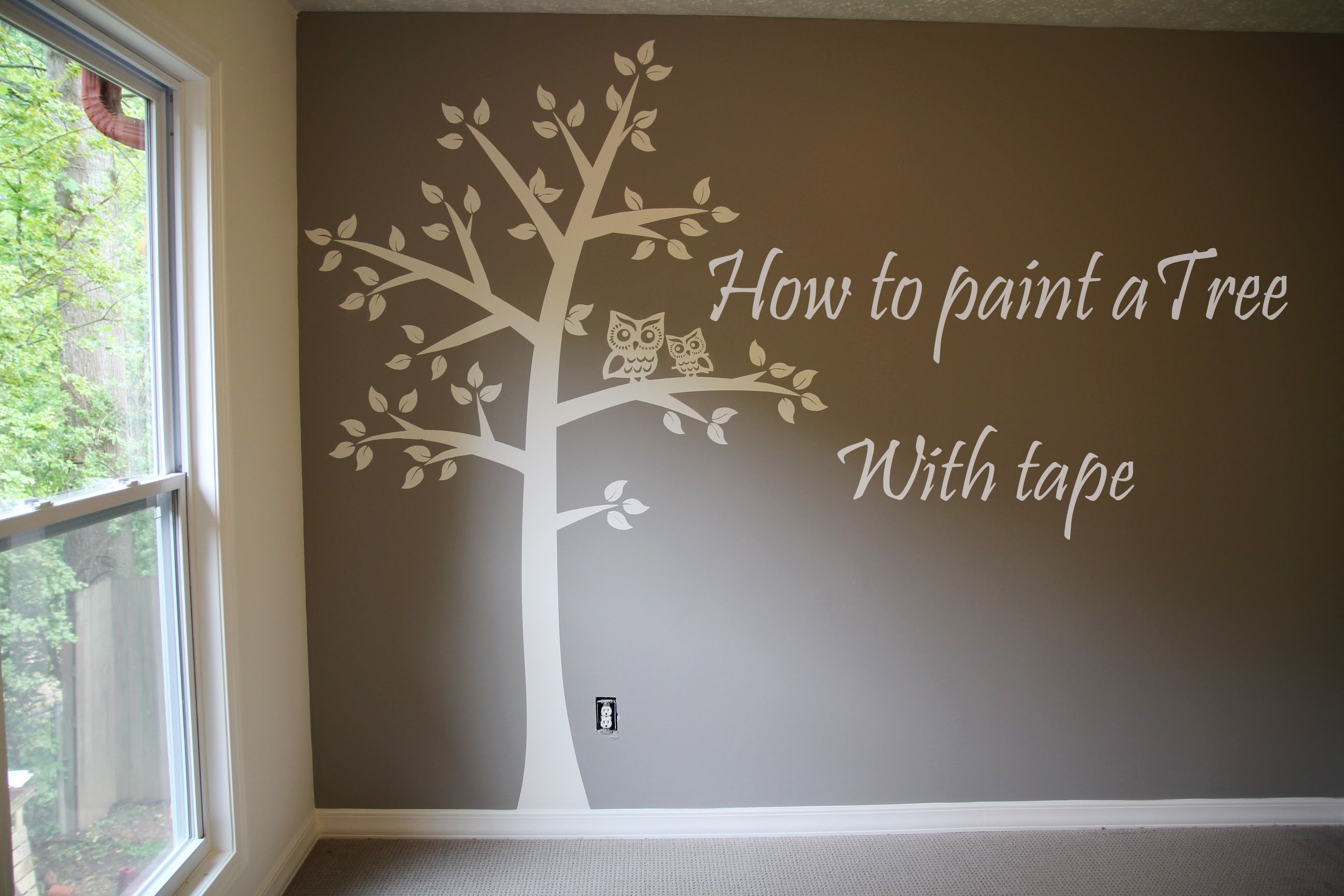 2592x1728 How To Paint Tree On Wall 4 Baby Room. Easy - Baby Room Painting