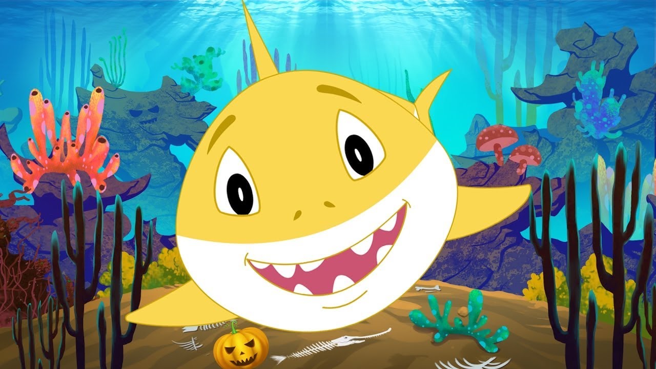 1280x720 Baby Shark Doo Doo Do Do Song Fast Amp Faster Sharks Amp Animal - Baby Shark Painting