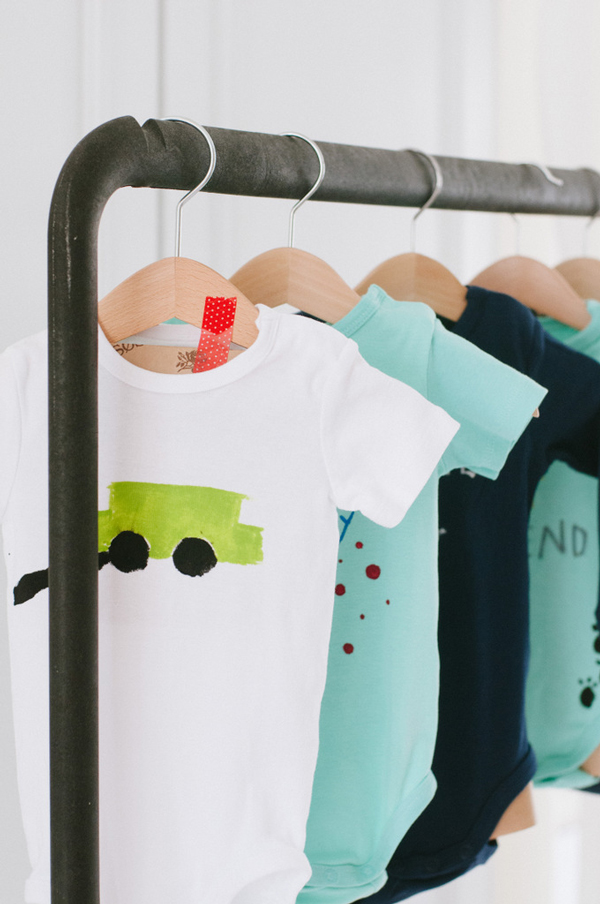 600x904 Onesie Painting Station A Subtle Revelry - Baby Shower Painting