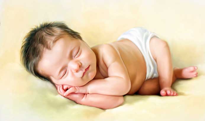 693x408 4 30 Startstop(1) - Baby Sleeping Painting