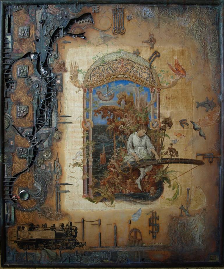 770x927 Saatchi Art Dragon Babylon Painting By Yasen Ivanchev - Babylon Painting