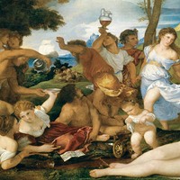 200x200 Bacchanal Of The Andrians, Titian Analysis - Bacchanal Painting