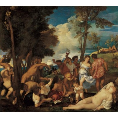 400x400 The Bacchanal Of The Andrians - Bacchanal Painting