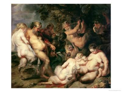 400x300 Bacchanal Giclee Print By Peter Paul Rubens - Bacchanal Painting