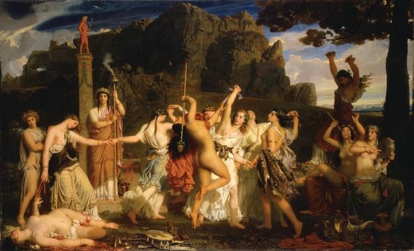 593x360 The 37 Best Bacchanalia Images On Nicolas Poussin - Bacchanalia Painting