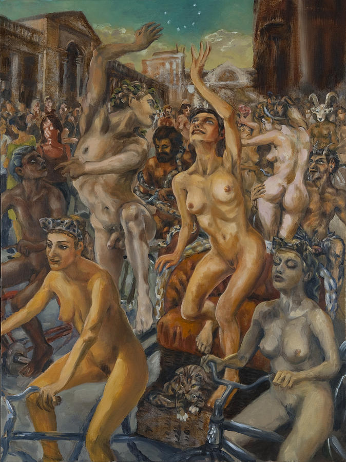 674x900 The Triumph Of Bacchus And Ariadne In Covent Garden Painting By - Bacchus Painting