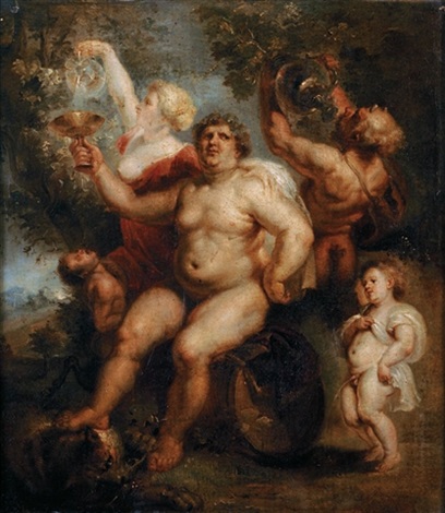 408x470 Bacchus By Peter Paul Rubens On Artnet - Bacchus Painting