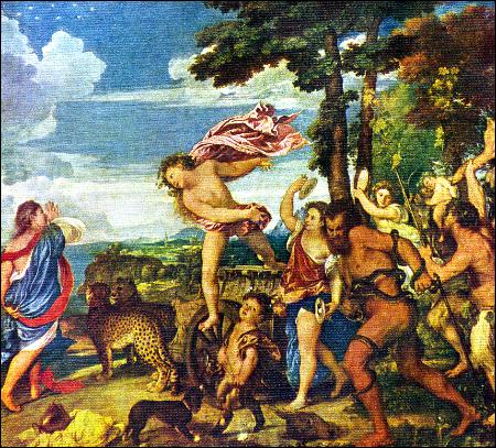 450x407 Ruskin Mp I Notes - Bacchus And Ariadne Painting