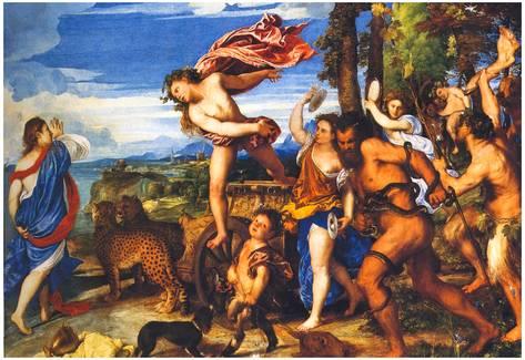 473x325 Titian Bacchus And Ariadne Art Print Poster Print - Bacchus And Ariadne Painting