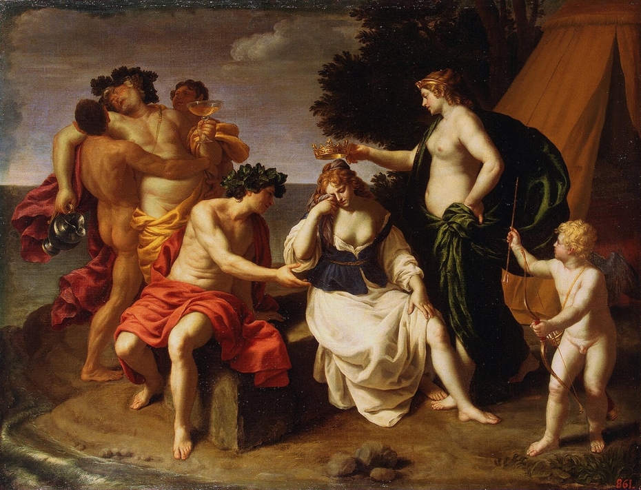 930x711 Bacchus And Ariadne Alessandro Turchi - Bacchus And Ariadne Painting