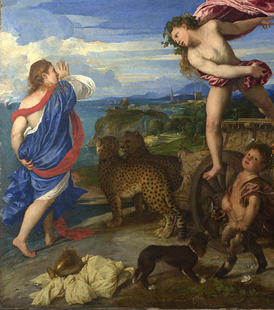 398x450 Bacchus And Ariadne Composition Colourlex - Bacchus And Ariadne Painting