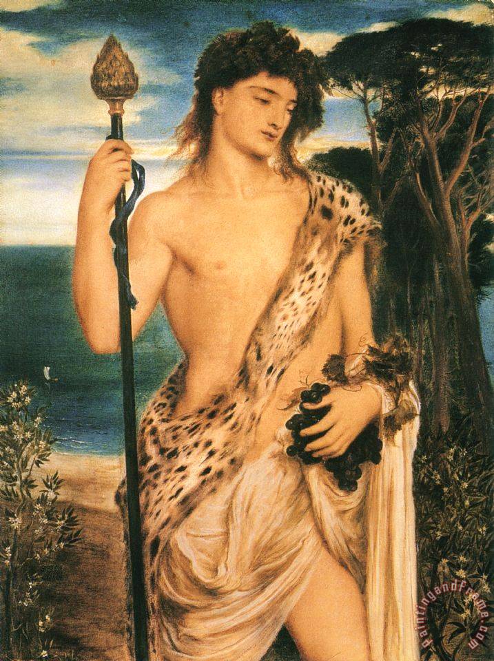 717x960 Simeon Solomon Bacchus Painting - Bacchus Painting