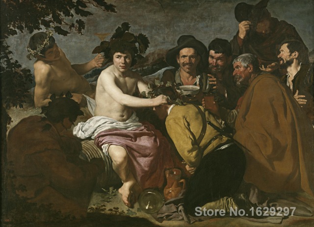 640x463 Famous Diego Velazquez Painting The Triumph Of Bacchus Hand - Baccus Painting