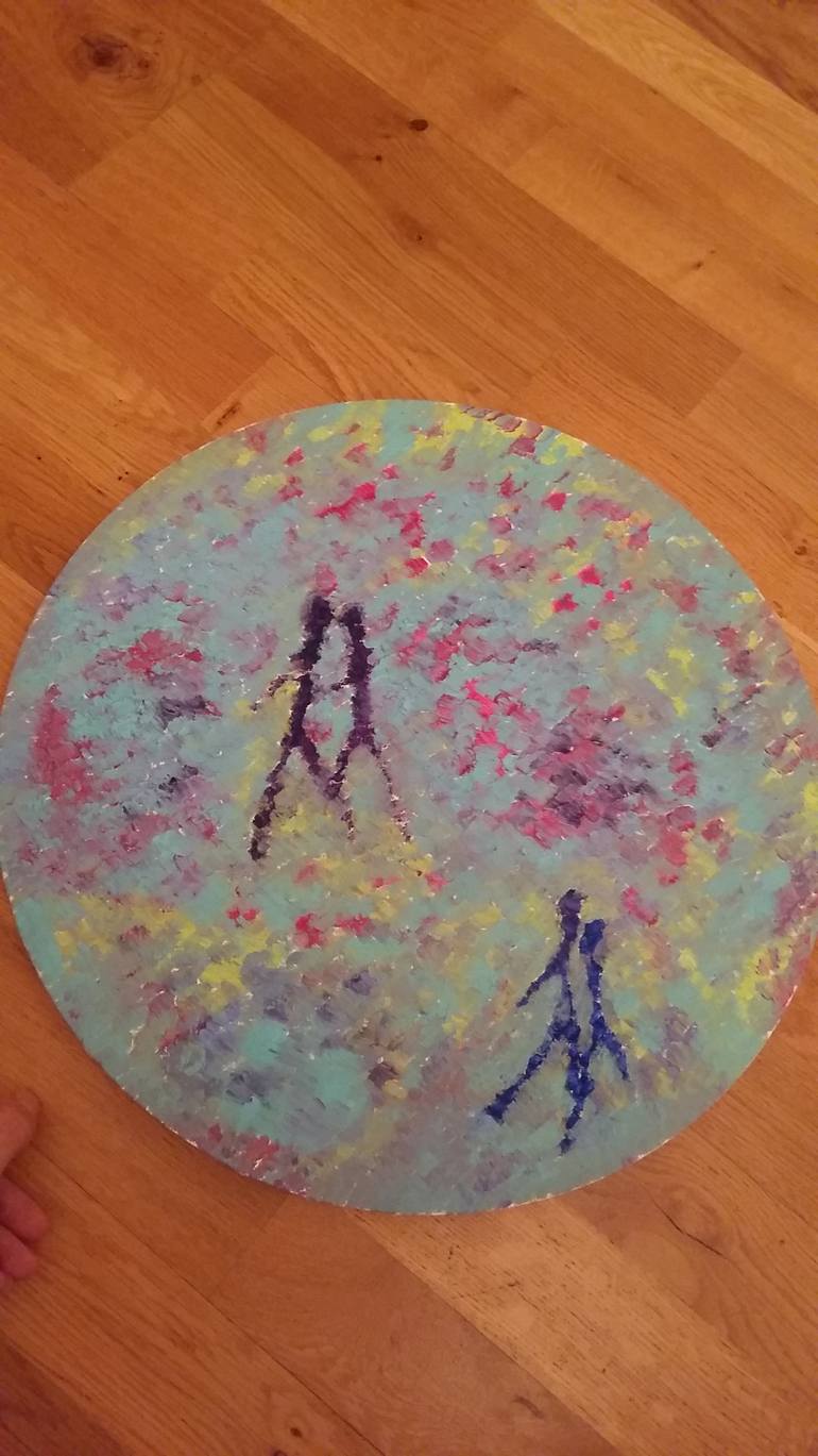 770x1369 Saatchi Art Bachata Dance Painting By Maria Gorbunova - Bachata Painting