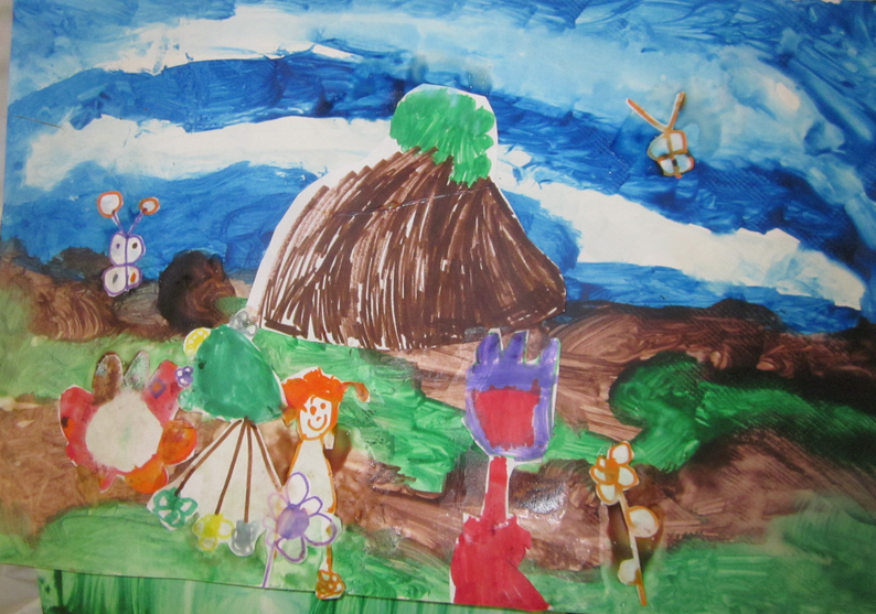 794x557 Back To School Idea A Great Craft To Start To Year - Back To School Painting