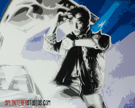450x358 Back To The Future Painting - Back To The Future Painting