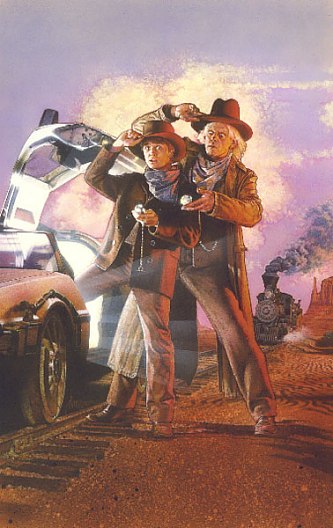333x528 Back To The Future Unused Poster Art By The Legendary Drew - Back To The Future Painting