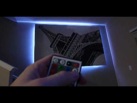 480x360 How To Backlight A Painting Or Artwork With Led Lighting - Backlit Painting