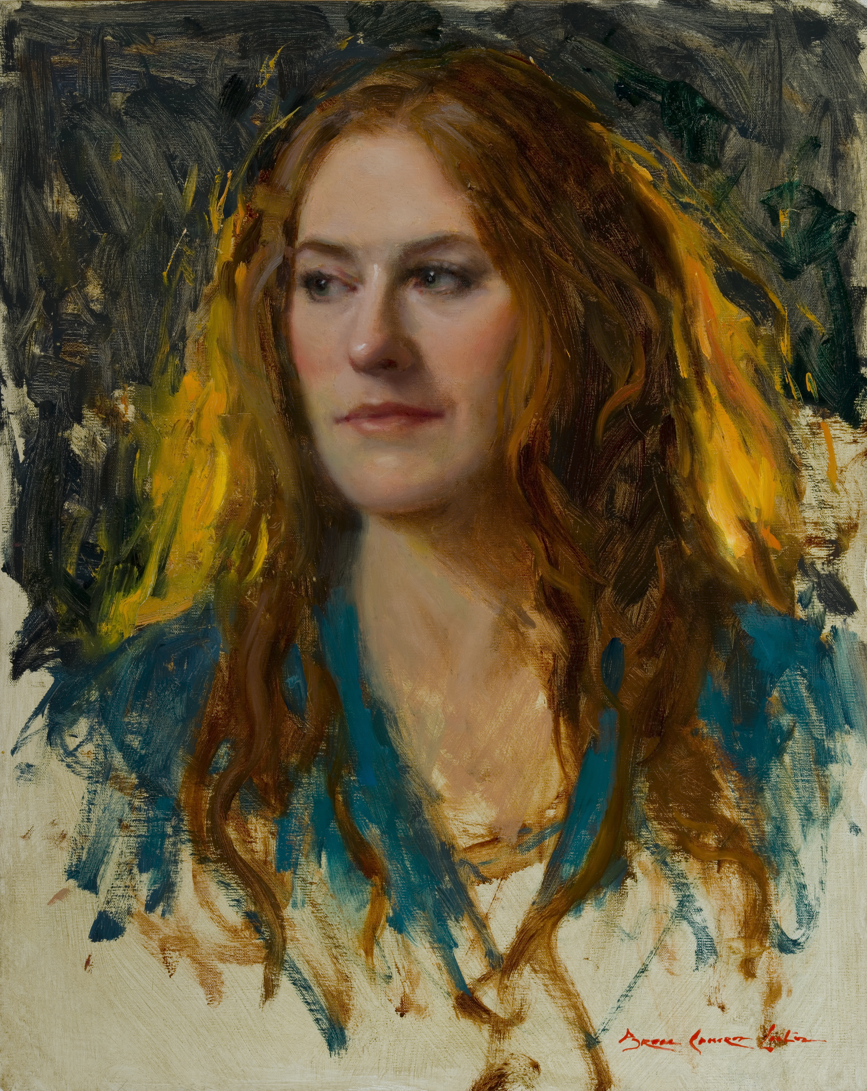 3000x3773 Painting The Backlit Portrait Sketch With Bryce Liston - Backlit Painting