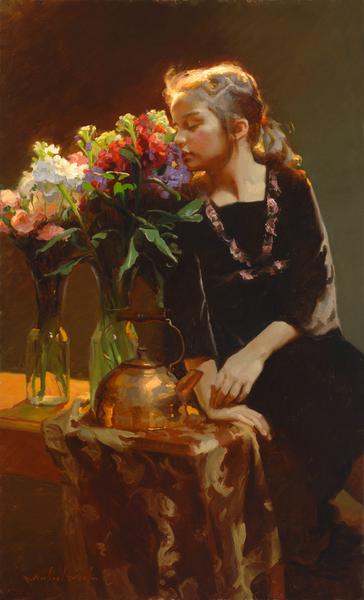 364x600 Michael Malm Backlit - Backlit Portrait Painting