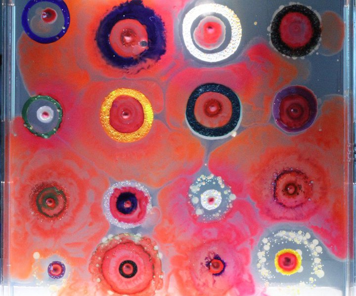 720x600 Bacteria Painting Sarah Roberts - Bacteria Painting