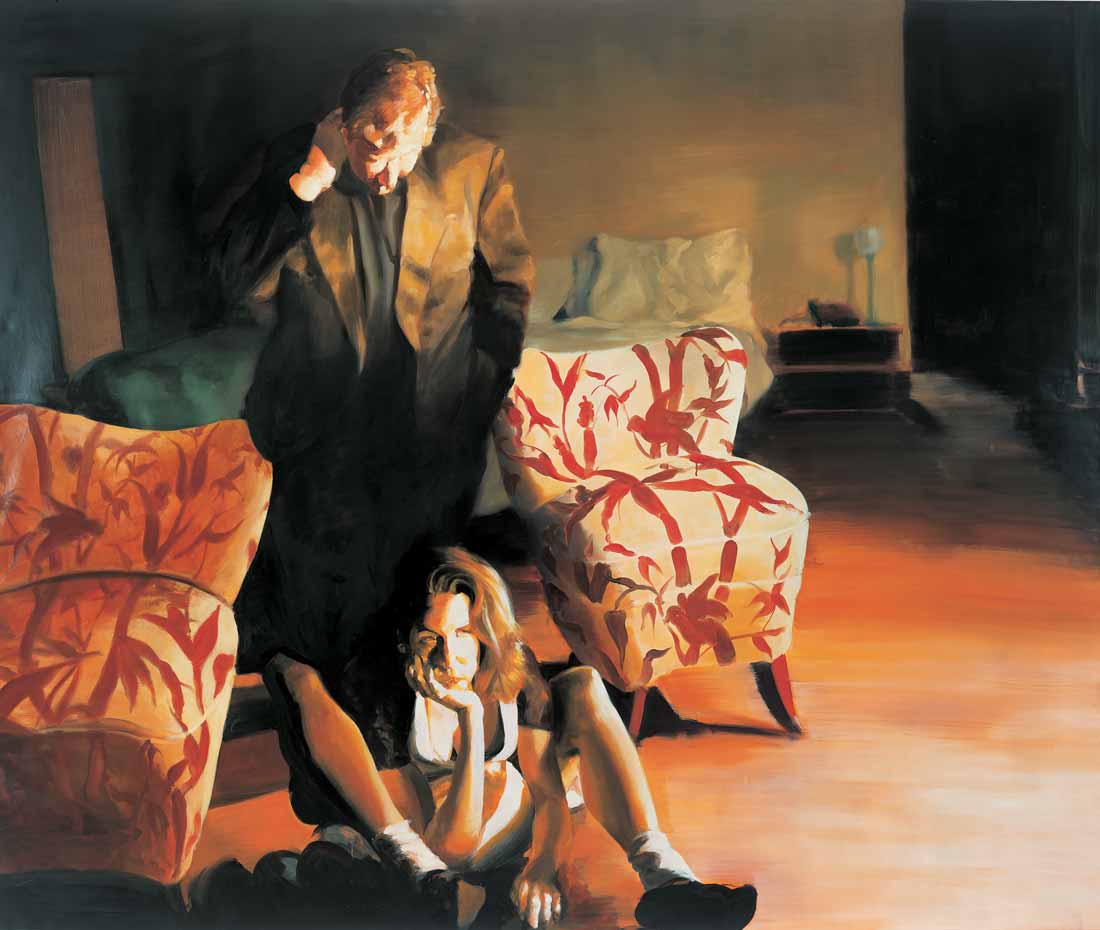 1100x930 Vr Bookshelf Eric Fischl's Bad Boy Venetian Red Art Blog - Bad Boy Painting
