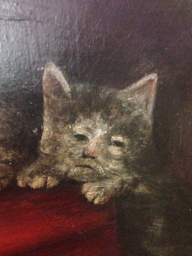 660x880 Ugly Medieval Paintings Of Cats - Bad Cat Painting