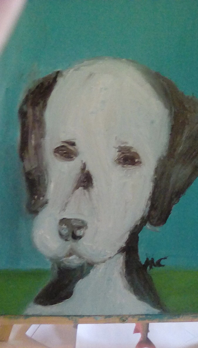 675x1184 Dog Painting, Really Bad By Mozomzart - Bad Dog Painting