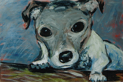 431x288 Edwards Street Collective April 2010 East Haven Library - Bad Dog Painting