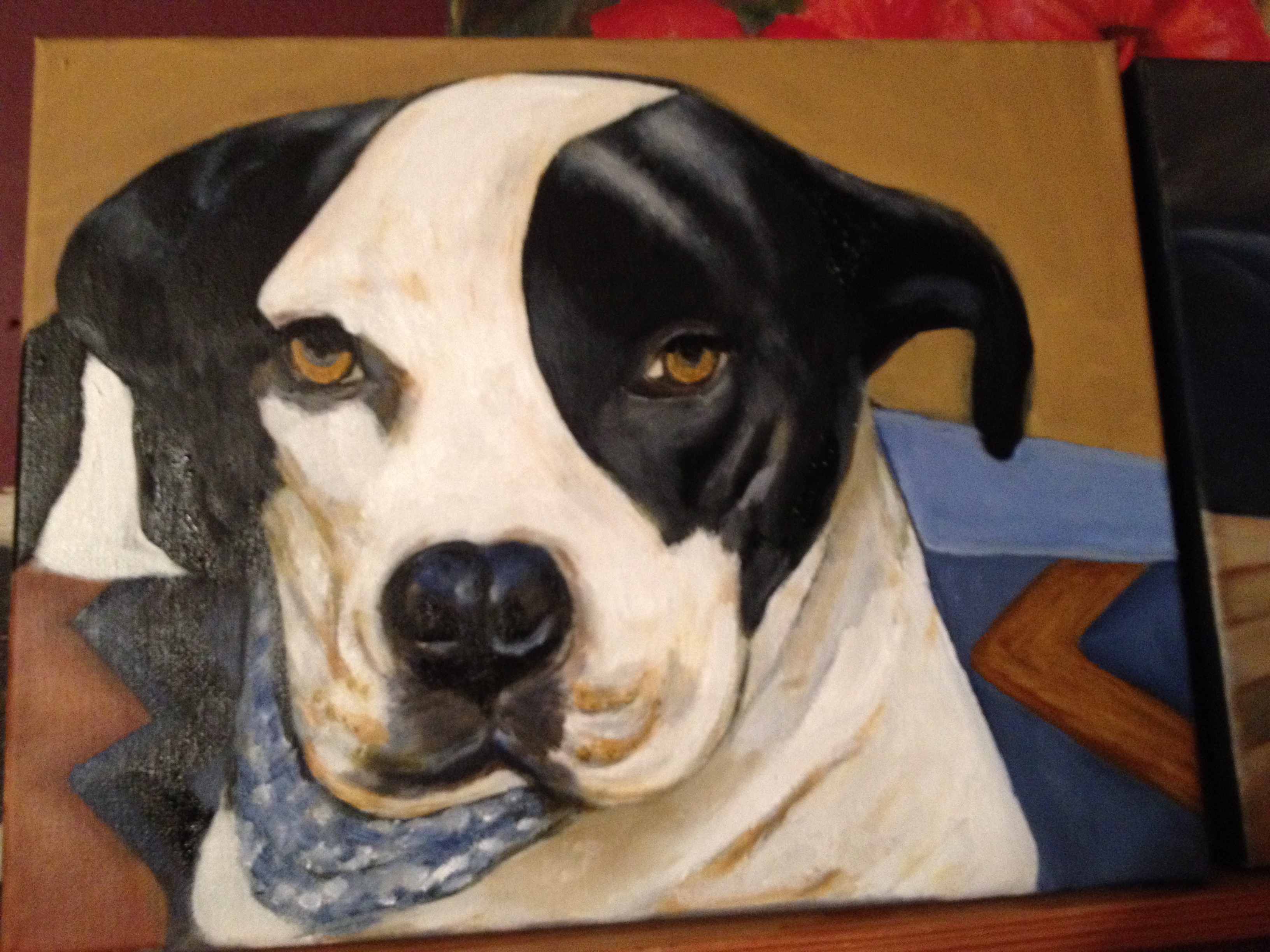 3264x2448 Kristen Grunewald I Paint Dog And Pet Portraits. This Animal - Bad Dog Painting