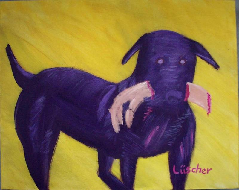 800x635 Some Of My Oldest Paintings - Bad Dog Painting